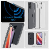 Spigen iPhone 16 Deksel Ultra Hybrid Crystal Clear
