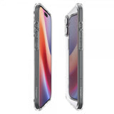 Spigen iPhone 16 Deksel Ultra Hybrid Crystal Clear
