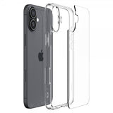 Spigen iPhone 16 Deksel Ultra Hybrid Crystal Clear