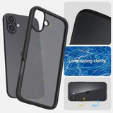 Spigen iPhone 16 Deksel Ultra Hybrid Frost Black
