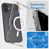 Spigen iPhone 16 Deksel Ultra Hybrid MagFit Hvit