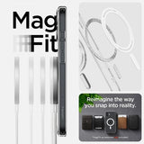 Spigen iPhone 16 Deksel Ultra Hybrid MagFit Hvit
