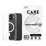 CARE by PanzerGlass iPhone 16 Deksel Urban Combat MagSafe Hvit