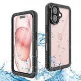 Redpepper iPhone 16 Deksel Vanntett IP68 Svart