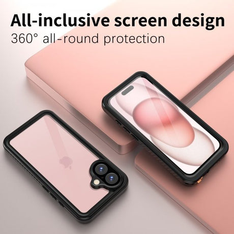 Redpepper iPhone 16 Deksel Vanntett IP68 Svart