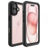 Redpepper iPhone 16 Deksel Vanntett IP68 Svart