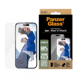 PanzerGlass iPhone 15/iPhone 16 Skjermbeskytter Classic Fit EasyAligner