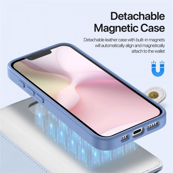 Dux Ducis iPhone 16e/17e Etui 2-in-1 Lawa Series MagSafe Blå