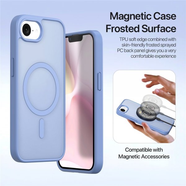 Dux Ducis iPhone 16e/17e Etui 2-in-1 Lawa Series MagSafe Blå