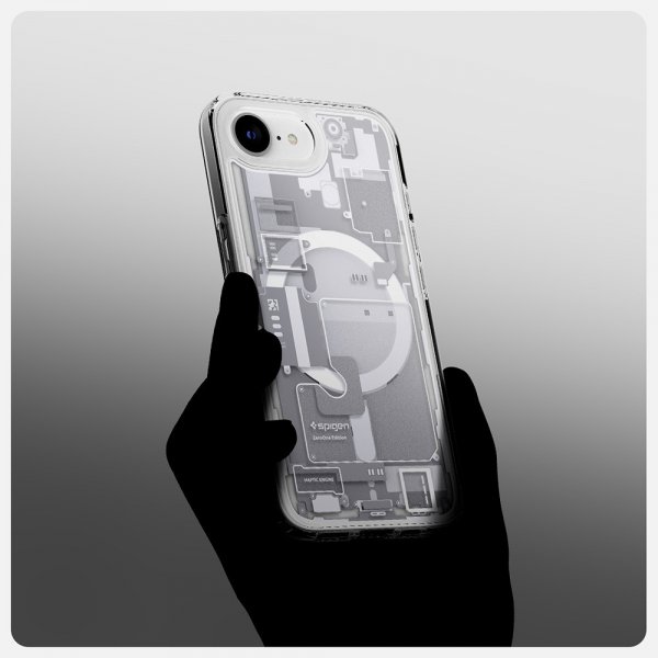 Spigen iPhone 16e/iPhone 17e Deksel Ultra Hybrid Zero One MagFit Hvit