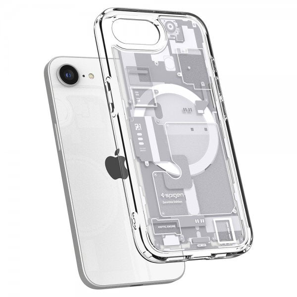 Spigen iPhone 16e/iPhone 17e Deksel Ultra Hybrid Zero One MagFit Hvit