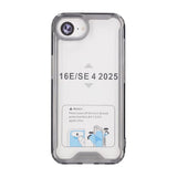 iPhone 16e/17e Deksel TPU Case Svart