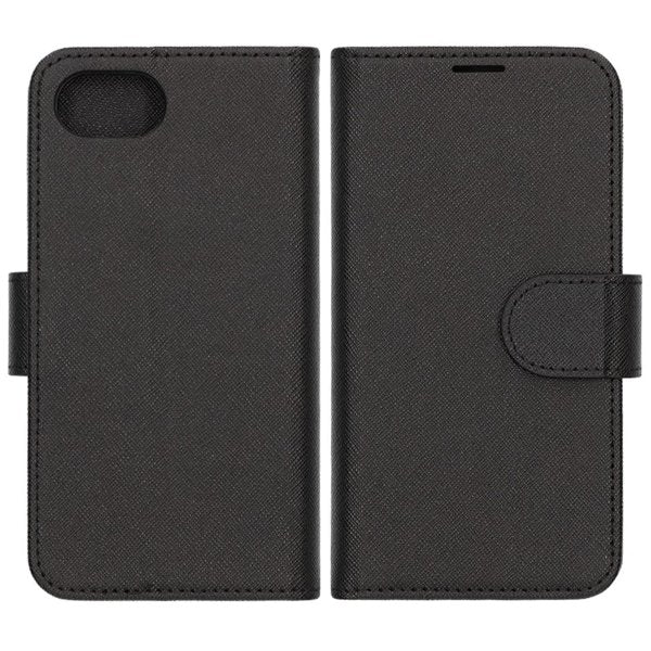 iPhone 16e/17e Etui med Kortlomme stativfunksjon Svart
