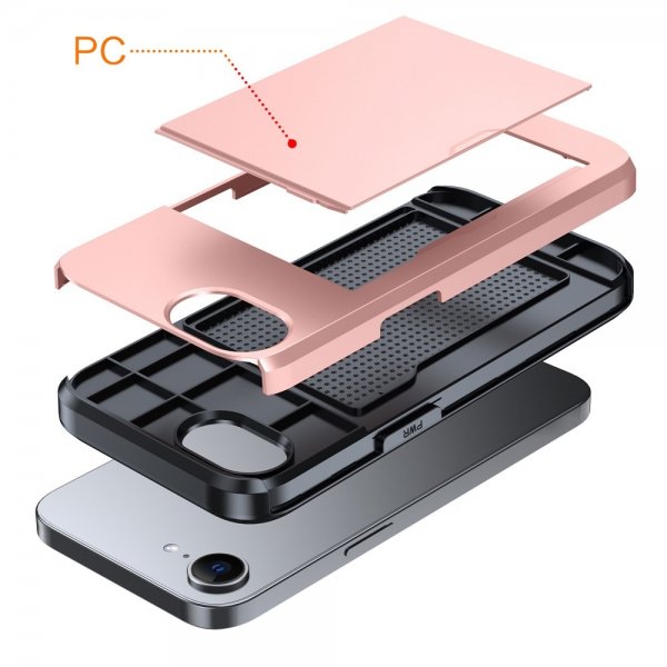 iPhone 16e/17e Deksel Card Slide Grønn