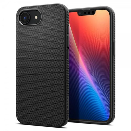 Spigen iPhone 16e/17e Deksel Liquid Air MagFit Matte Black