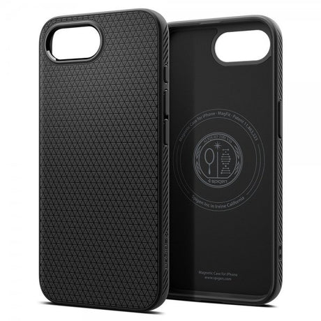 Spigen iPhone 16e/17e Deksel Liquid Air MagFit Matte Black