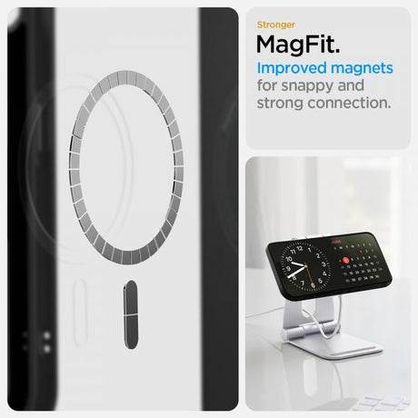 Spigen iPhone 16e/17e Deksel Liquid Air MagFit Matte Black
