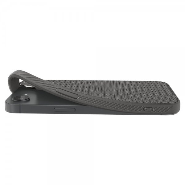 Spigen iPhone 16e/17e Deksel Liquid Air Marble Gray