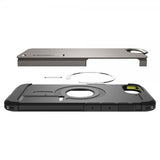 Spigen iPhone 16e/17e Deksel Tough Armor MagFit Gunmetal
