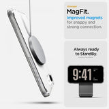 Spigen iPhone 16e/17e Deksel Ultra Hybrid MagFit Clear White