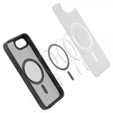 Spigen iPhone 16e/17e Deksel Ultra Hybrid MagFit Frost Black