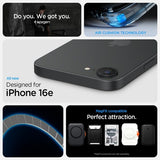 Spigen iPhone 16e/17e Deksel Ultra Hybrid MagFit Frost White
