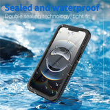 Redpepper iPhone 16e/17e Deksel Vanntett IP68 Svart