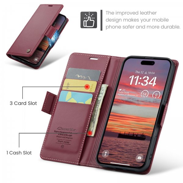 CaseMe iPhone Air Etui 023 Series Rød