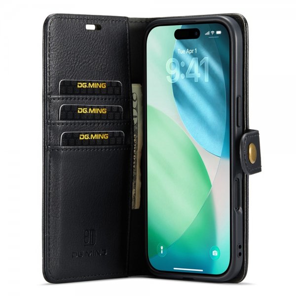 Dg.Ming iPhone Air Etui Avtagbart Deksel Svart