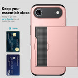 iPhone Air Deksel Card Slide Blå