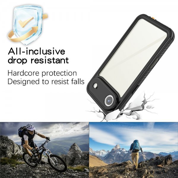 Redpepper iPhone Air Deksel Vanntett IP68 Svart