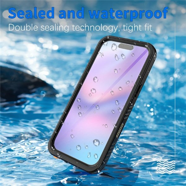 Redpepper iPhone Air Deksel Vanntett IP68 Svart