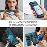 CaseMe iPhone 17 Etui 008 Series Avtakbart Deksel Blå