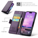 CaseMe iPhone 17 Etui 023 Series Lilla