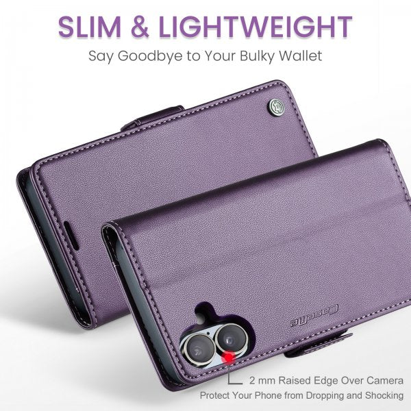 CaseMe iPhone 17 Etui 023 Series Lilla