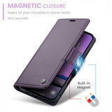 CaseMe iPhone 17 Etui 023 Series Lilla
