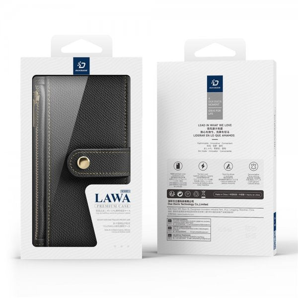 Dux Ducis iPhone 17 Etui 2-in-1 Lawa Series MagSafe Svart