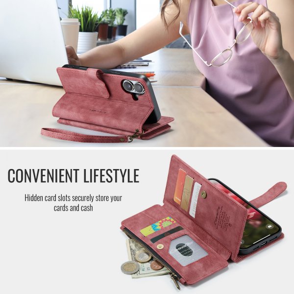 CaseMe iPhone 17 Etui C30 Series Rød