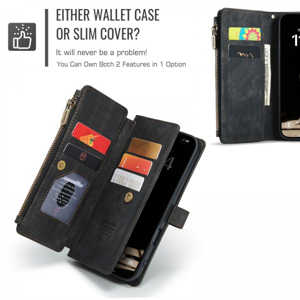 CaseMe iPhone 17 Etui C30 Series Svart