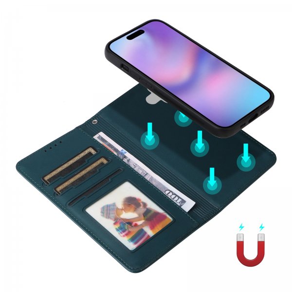 Betopnice iPhone 17 Etui Avtagbart Deksel 005 Grønn