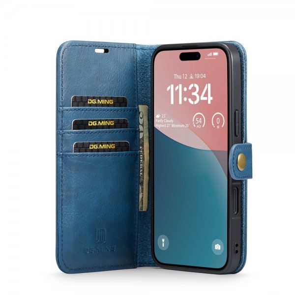 Dg.Ming iPhone 17 Etui Avtagbart Deksel Blå