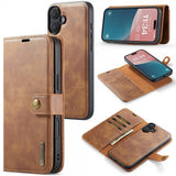Dg.Ming iPhone 17 Etui Avtagbart Deksel Brun