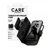 CARE by PanzerGlass iPhone 17 Etui Tango Two-in-One Wallet MagSafe Svart
