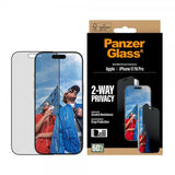 PanzerGlass iPhone 17/iPhone 16 Pro Skjermbeskytter Ultra-Wide Fit Privacy EasyAligner