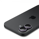 Spigen iPhone 17 Kamerabeskytter GLAS.tR EZ Fit Optik Pro 2-pakning Lilla