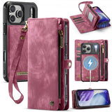 CaseMe iPhone 17 Pro Etui 008 Series Avtakbart Deksel Rød