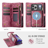 CaseMe iPhone 17 Pro Etui 008 Series Avtakbart Deksel Rød