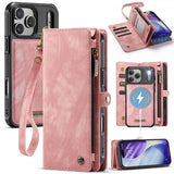 CaseMe iPhone 17 Pro Etui 008 Series Avtakbart Deksel Rosa