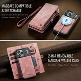 CaseMe iPhone 17 Pro Etui 008 Series Avtakbart Deksel Rosa
