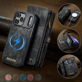 CaseMe iPhone 17 Pro Etui 008 Series Avtakbart Deksel Svart
